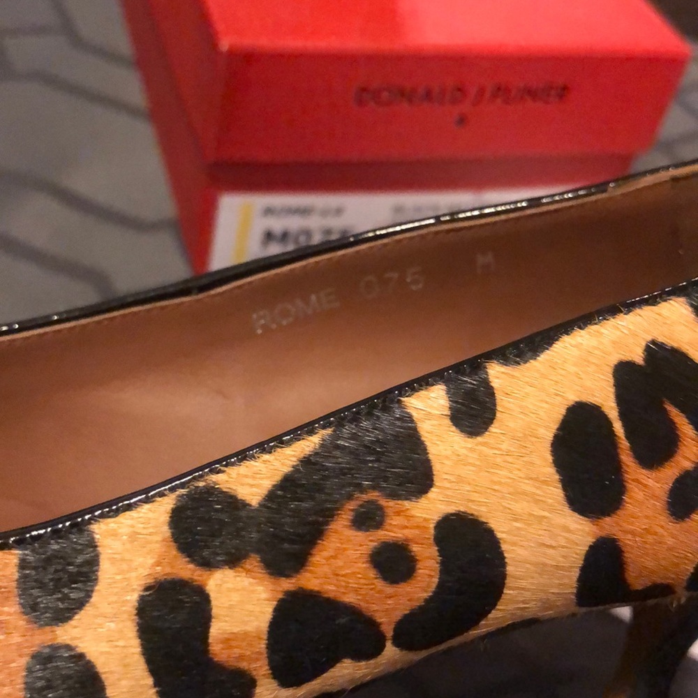 DJP leopard haircalf small heel - Picture 6 of 6